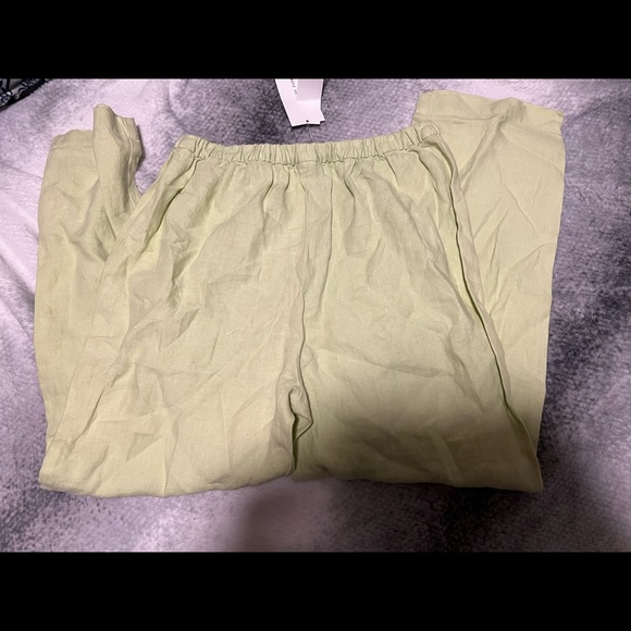 Eileen Fisher Capri Linen Pants - Picture 3 of 7
